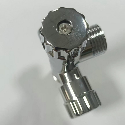 Phụ kiện phòng tắm bán chạy Nước lạnh 1/2 inch Van góc bằng đồng mạ Chrome