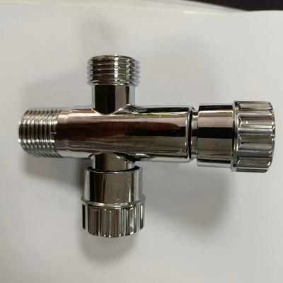 Phụ kiện phòng tắm bán chạy Nước lạnh 1/2 inch Van góc bằng đồng mạ Chrome