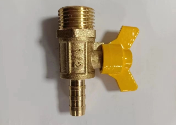 Ném 1 12 đồng van quả bóng nhiệt độ bình thường cho dầu khí nước