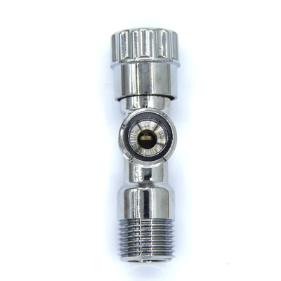 Bộ ngắt góc đồng đầy đủ Máy cầm nhựa Chuyển nước nóng và nước lạnh cho nhà bếp phòng tắm