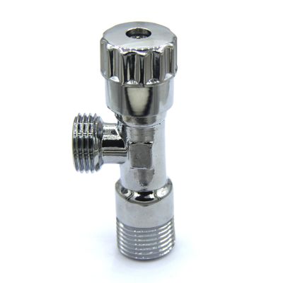Bộ ngắt góc đồng đầy đủ Máy cầm nhựa Chuyển nước nóng và nước lạnh cho nhà bếp phòng tắm